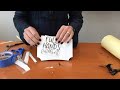 How to Apply Vinyl Decals and Stencils Straight: Hinge Method Tutorial