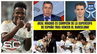 REAL MADRID CAMPEÓN: VINICIUS y ANCELOTTI le dieron CÁTEDRA de FÚTBOL al BARCELONA | SportsCenter