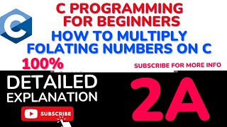 Multiplying floating numbers on C Basic C programming language calculation ALX alx software eng