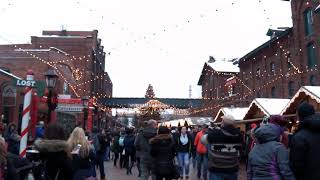 Christmas market at the Distillery District, Toronto 🎄