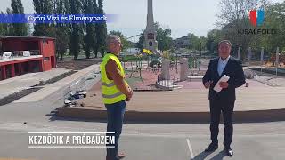 Műszaki átadás után kezdődik a próbaüzem a Győri Vízi és Élményparkban