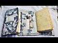 How to Make a Junk Journal with Fabric Cover Part 2 Step by Step DIY Tutorial for Beginners!