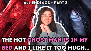 Hot Ghost Man Confesses His Love?! | PART 3 HOMICIPHER ALL ENDINGS | Horror Dating Sim Game