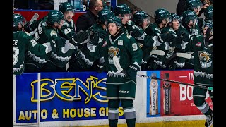 Landon DuPont's first WHL goal in Prince Albert