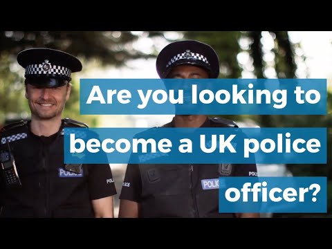 How long does it take to become a police officer UK?