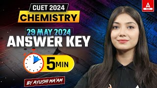 CUET Chemistry 29 May Answer Key 2024 | CUET Paper Analysis ✅