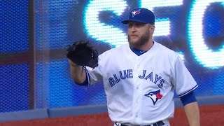 MIA@TOR: Buehrle tosses six innings of two-run ball