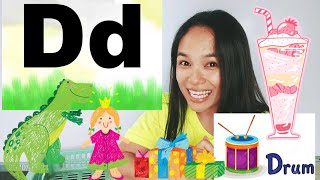 Online learning: lesson 5 (letter Dd) for preschoolers and kindergartens