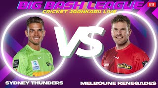 bbl live  Sydney Thunder vs Melbourne Renegades SYT vs MLR
