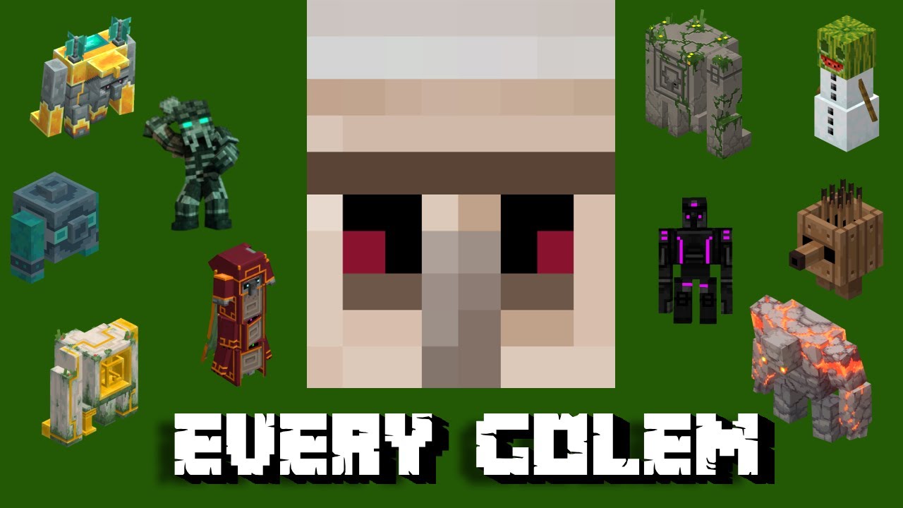 Every Minecraft Golem Ever Youtube