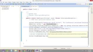 Selenium Tutorial #18 - Going through the Selenium WebDriver Java Program