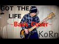 Got The Life - Korn  (~Bass  Cover~)