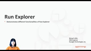 Data: Run Explorer | OpenTAP
