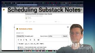 Substack Automation Scheduler Video