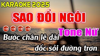 Sao Đổi Ngôi Karaoke Tone Nữ Karaoke Hoàng Giang 62