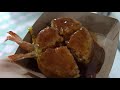 제주 유일의 계란 만두 새우 문어 베이컨 unique egg dumplings without flour korean street food