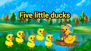 Five little ducks went out one day | Five little ducks song | Nursery rhymes | Kids Songs | Poem