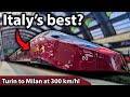 Italy's STUNNING private BULLET TRAIN. Turin to Milan for just 15€ in FIRST CLASS