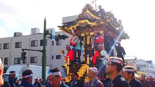 秩父夜祭　宵宮　中近笠鉾の曳き廻し　2018.12.2 Chichibu Yomatsuri