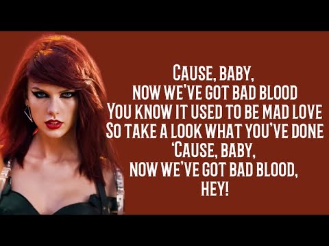 Taylor Swift - Bad Blood (Lyrics) - YouTube