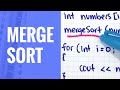 Merge Sort Algorithm