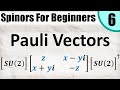 Spinors for Beginners 6: Pauli Vectors and Pauli Matrices