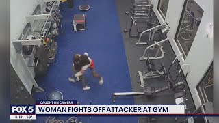 Woman fighting off attacker at Florida gym caught on surveillance video | FOX 5 DC