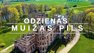 Odzienas muižas pils / The Odziena Manor -  Destroyed Castle in Latvia, Europe