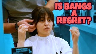 Why You Should Never Cut Bangs For Girls? | ASMR HAIRCUT | Haircut Stories