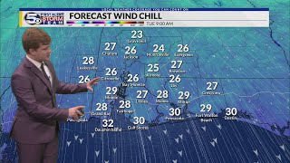 FORECAST | Freezing "Feels Like" Temps Tuesday Morning