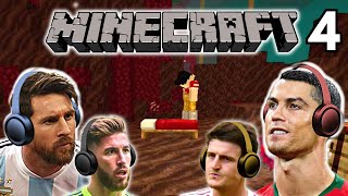 Messi \u0026 Ronaldo play MINECRAFT - The Ramos \u0026 Maguire SPECIAL!