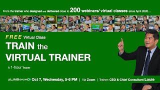 FREE Webinar: Train the Virtual Trainer