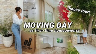 MOVING DAY VLOG! 🏠 full house tour, unpacking, & first night in the new house |