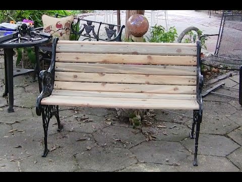 Rebuilding a Bench using Pallet Wood Rebuilding a Bench using Pallet Wood