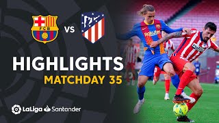 Highlights FC Barcelona vs Atletico Madrid (0-0)