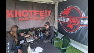 Anders Fridén IN FLAMES @ Knotfest Australia Radio Interview March 24 2023