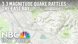3.3 Magnitude Quake Rattles the East Bay