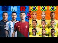 Messi, Ronaldo, Mbappe 🆚 BRAZİL OLD, NOW, NEW 🔥(Neymar jr, Pele, Ronaldiniho, Vinicius - ULTRA VS🔥