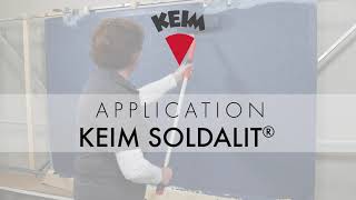 Application of external paints - KEIM SOLDALIT®