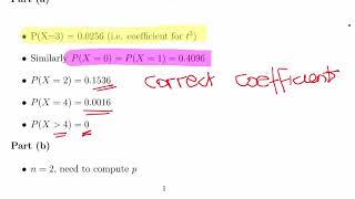 Probability Generating Functions - Worked Example