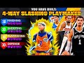 4-WAY SLASHING PLAYMAKER BUILD is the NEW BEST BUILD on NBA2K24(does everything)