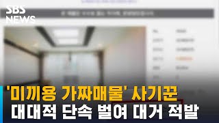 '미끼용 가짜매물' 사기꾼 245명 검거 · 5명 구속 / SBS