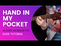 Hand in My Pocket Alanis Morrisette Bass Tutorial