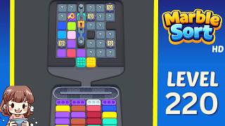 Marble Sort Level 220 Solution Walkthrough