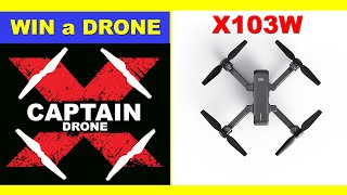 Win an MJX X103W Drone!  Captain Drone \u0026 TomTop Drone Giveaway