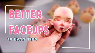 10 Game-Changing Tips for Perfect BJD Faceups! (Must-Watch!)