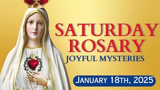 HOLY ROSARY 💖 Saturday January 18, 2025 💖 Joyful Mysteries 💖 Today's Rosary🌹