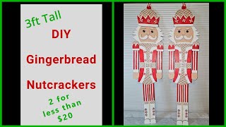 Gingerbread Nutcrackers DIY