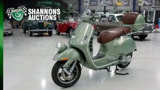 2009 Vespa Piaggio 250 GTV ie Motorcycle - 2021 Shannons Winter Timed Online Auction