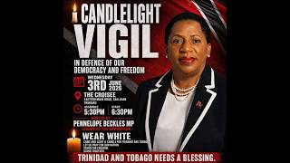 Candle Light Vigil Held by Pennelope Beckles in San Juan